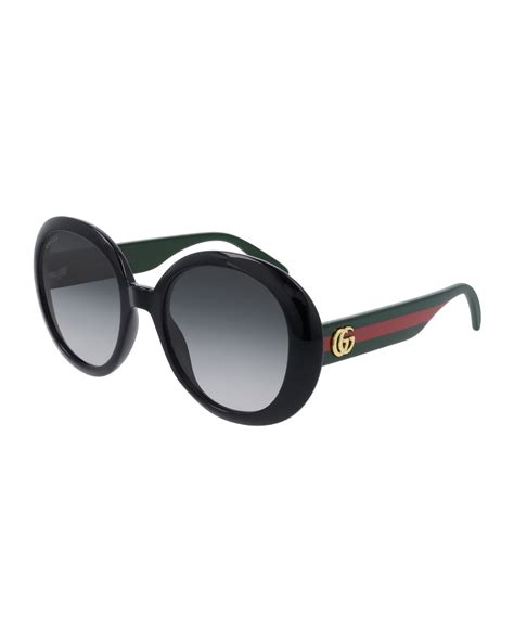 gucci round sunglasses mens|gucci round sunglasses with letters.